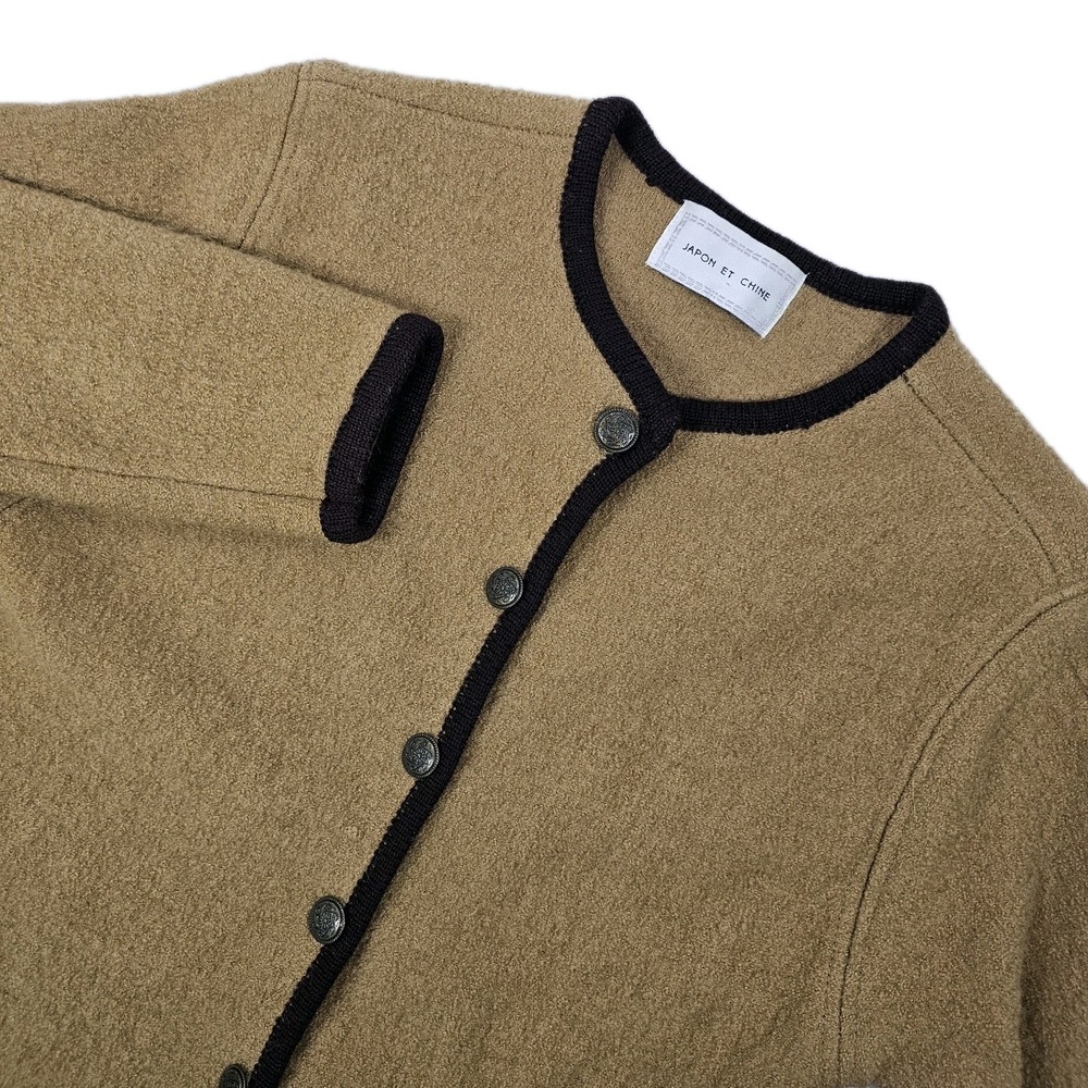 Vintage Item & Co "Inpired" Women's Jacket Retro Embroidered 100% Wool Farm‎ LS